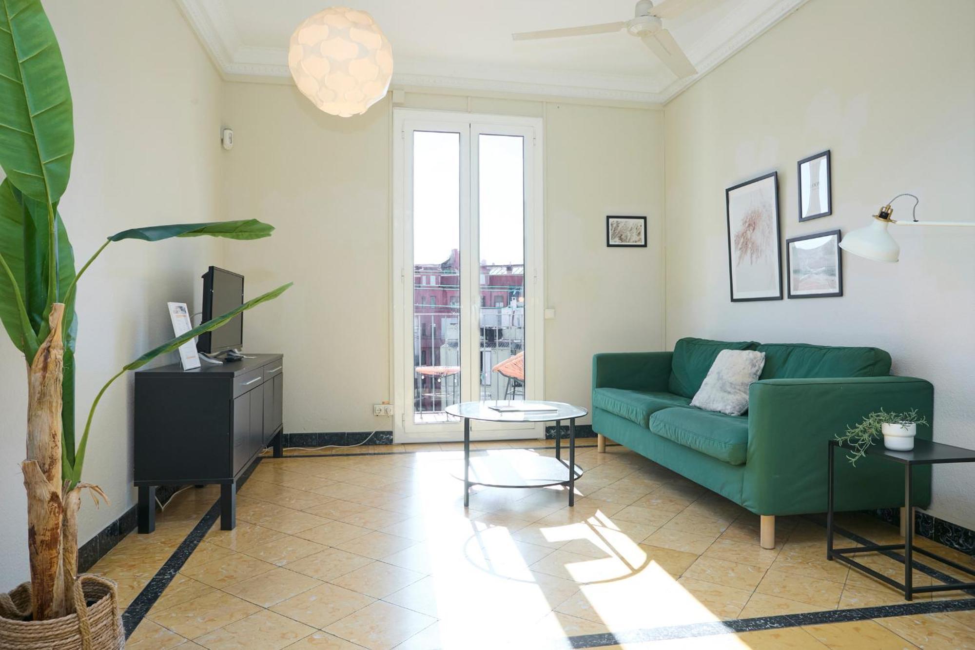 63Par1016- Sunny Apartment In Paralel バルセロナ エクステリア 写真