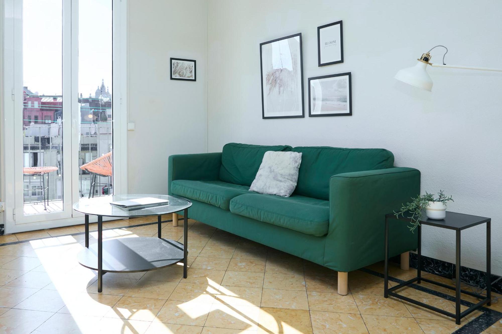 63Par1016- Sunny Apartment In Paralel バルセロナ エクステリア 写真